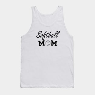 Softball Mom, Sports Mom, Softball, Mom, Mama, Biggest Fan, Gift for Mom Tank Top